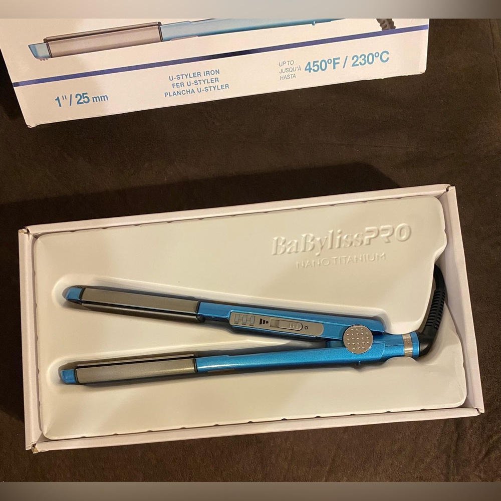 BaBylissPRO Nano Titanium U-Styler - Light Blue - Picture 6 of 12